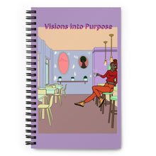 Load image into Gallery viewer, Visions into Purpose Spiral notebook
